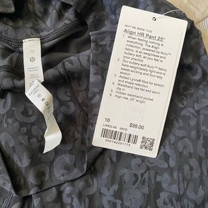 Lululemon NWT align legging 25’